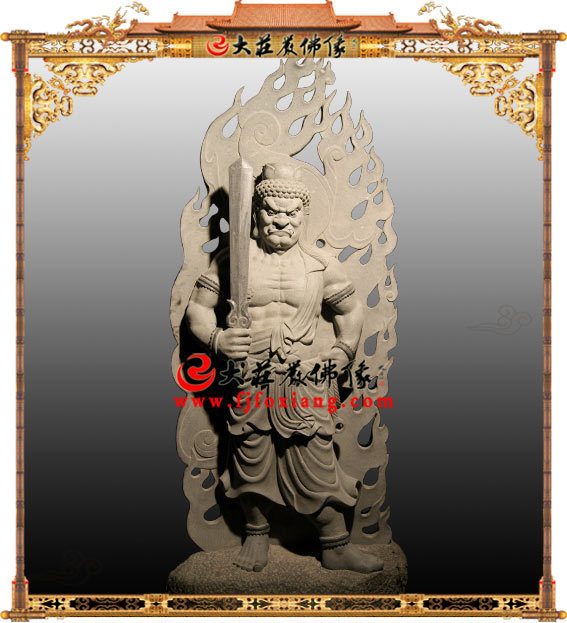 不動明王,石雕密宗佛像