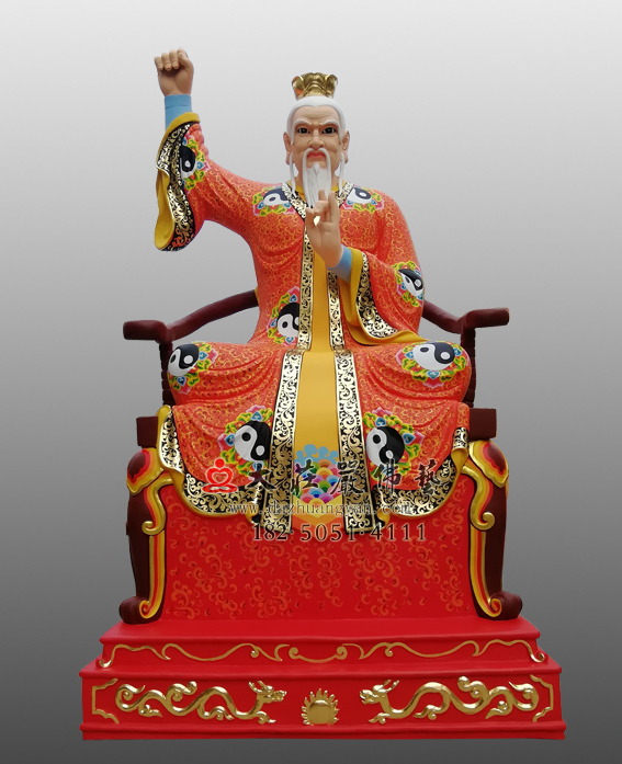 彩繪感天大帝許真人