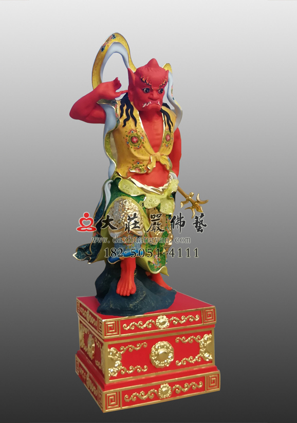 順風耳彩繪塑像 順風耳彩繪塑像