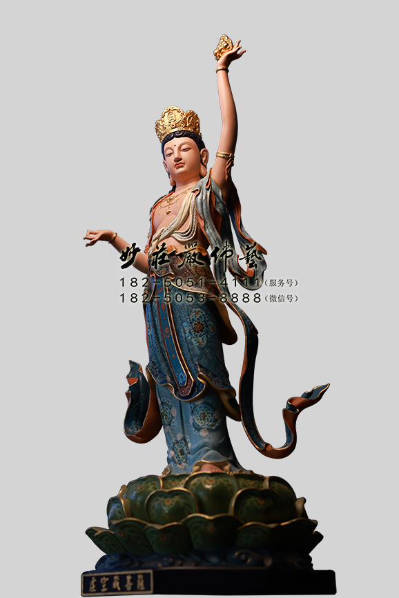 八大菩薩之虛空藏菩薩側(cè)面照