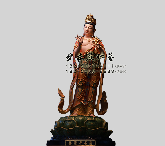 金剛手菩薩塑像